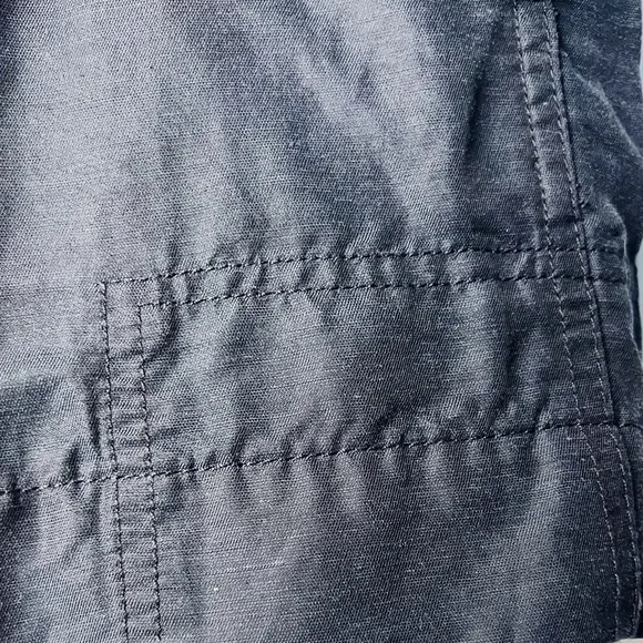 Vince Linen Blend Slouchy Utility Drawstring Shorts, Pockets, Size Small NWT - Picture 6 of 11